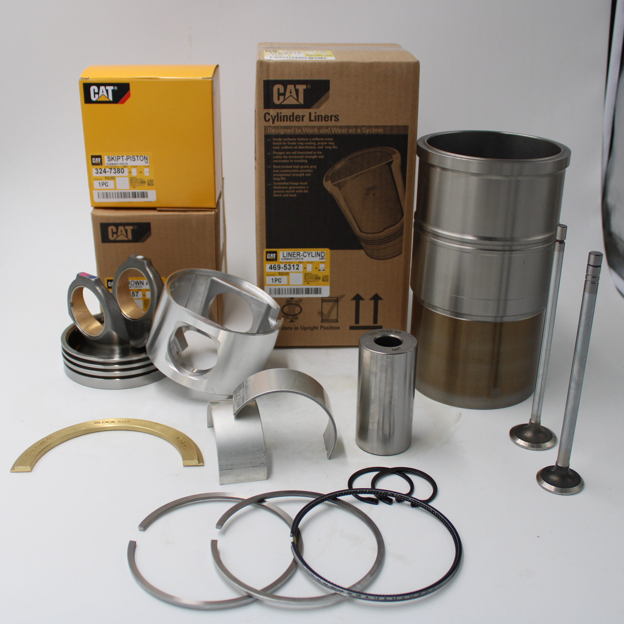 High quality cat 330D / 336d / 340D / 340d2l excavator C9 engine liner piston Kit